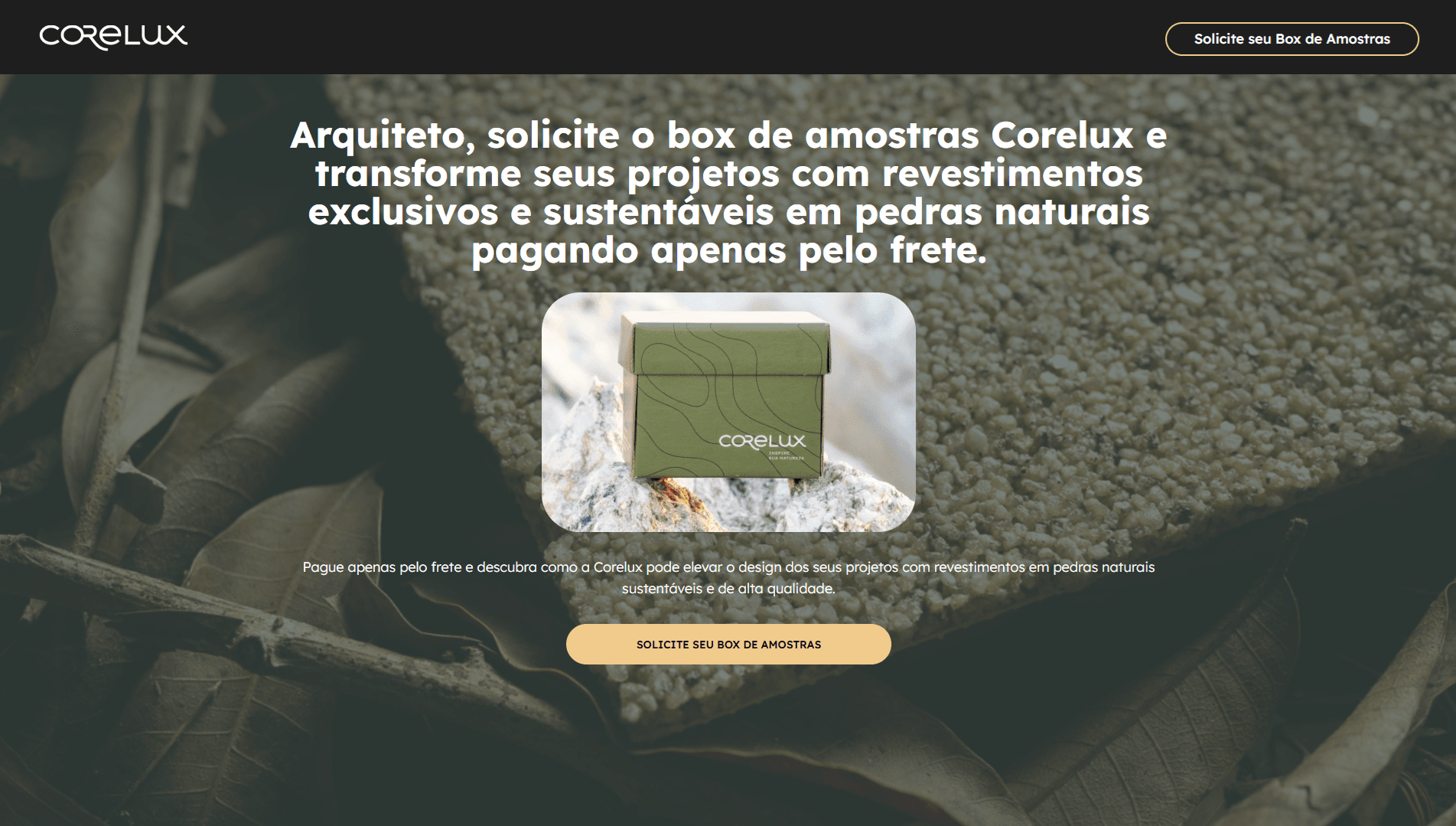 Corelux Landing Page